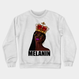 Santa African Queen, Christmas Shirt, Family Christmas, Trendy Christmas Tee, Santa's Favourite Ho. Crewneck Sweatshirt